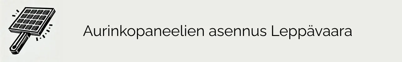 Aurinkopaneelien asennus Leppävaara
